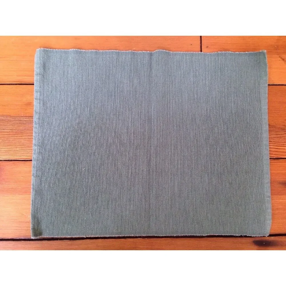 IKEA Set of 3 Marit Teal Green Cotton Polyester Blend Table Linen Placemat